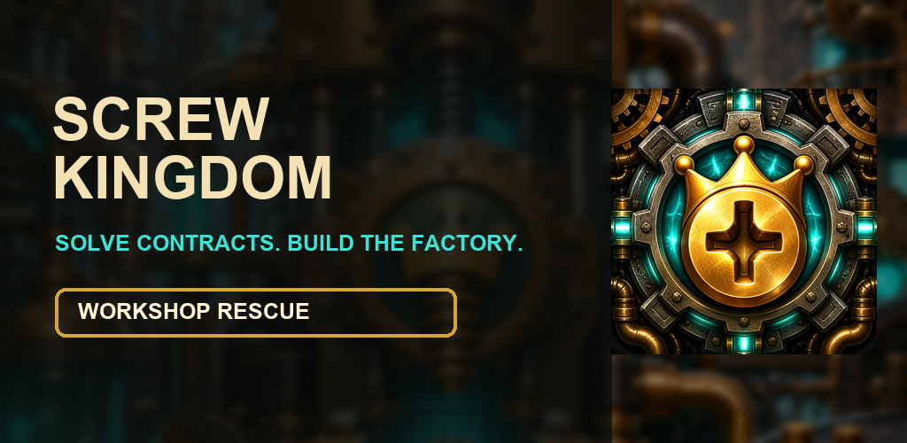 Screw Kingdom Workshop feature graphic