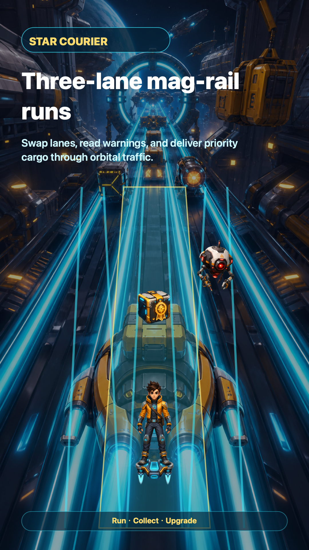 Star Courier run screen