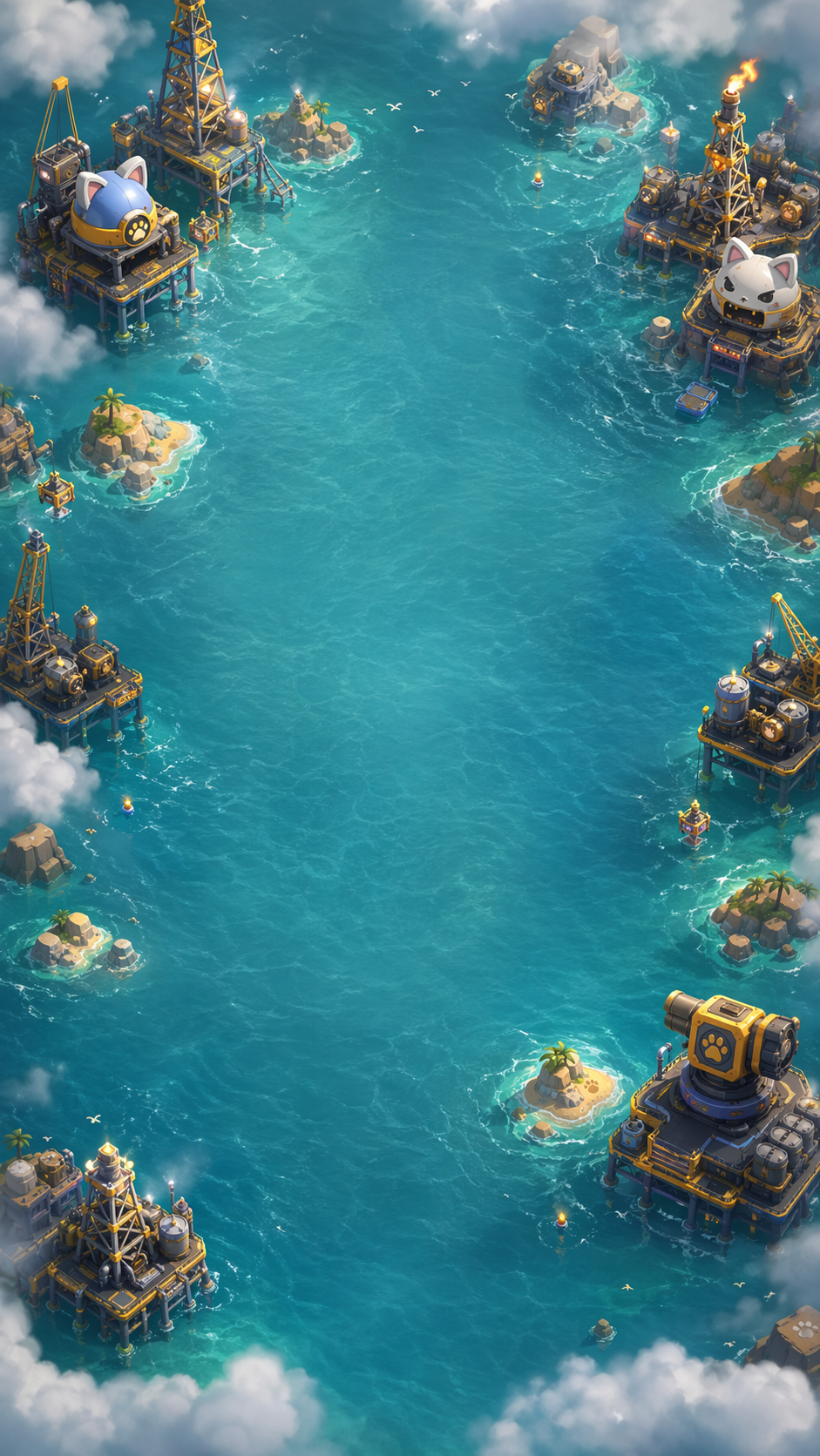 Starship Relic Deck battle background
